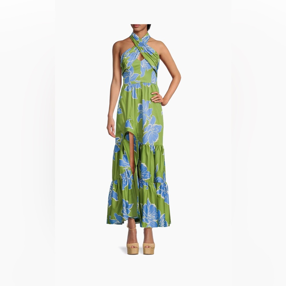 Hutch Joslin Cotton Sateen Midi-Dress